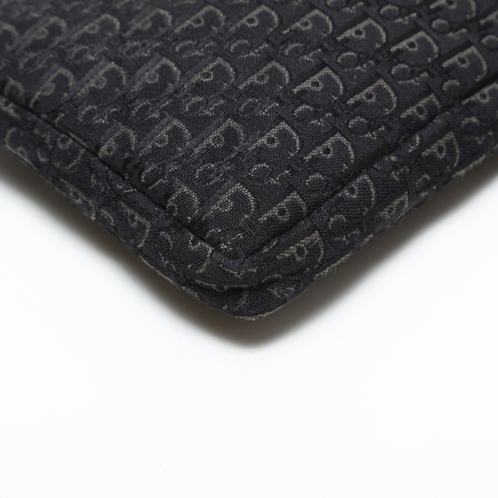 CHRISTIAN DIOR Black Canvas Trotter Shoulder Bag - Picture 7 of 12